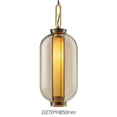 Uphaos Modern Minimalist Family Glass Pendant Light