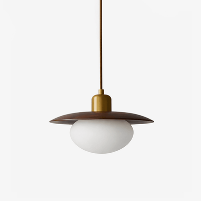 Solmere Alabaster Wood Pendant Lamp