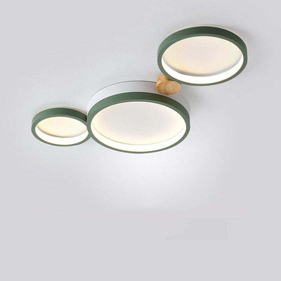 Arisha Round Flush Mount Ceiling Light Bedroom - Neutral Decor