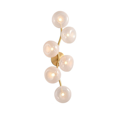 Velarina Wall Lamp Vine Nordic Art Glass Metal
