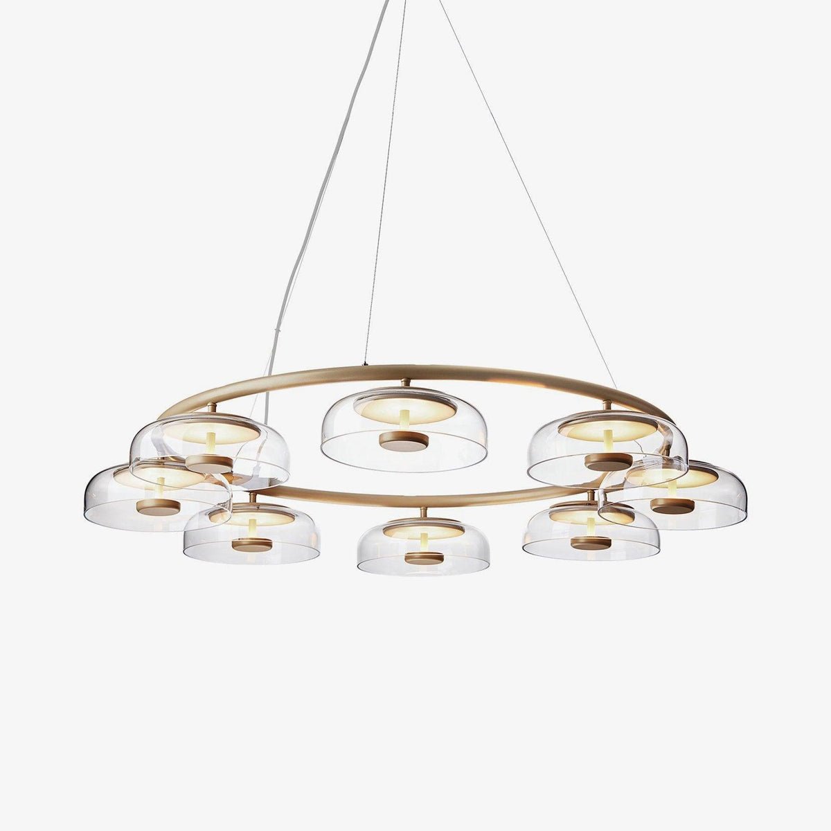 Aethera Circular Glass Chandelier
