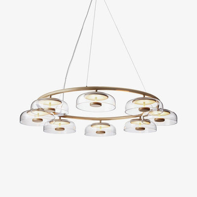 Aethera Circular Glass Chandelier