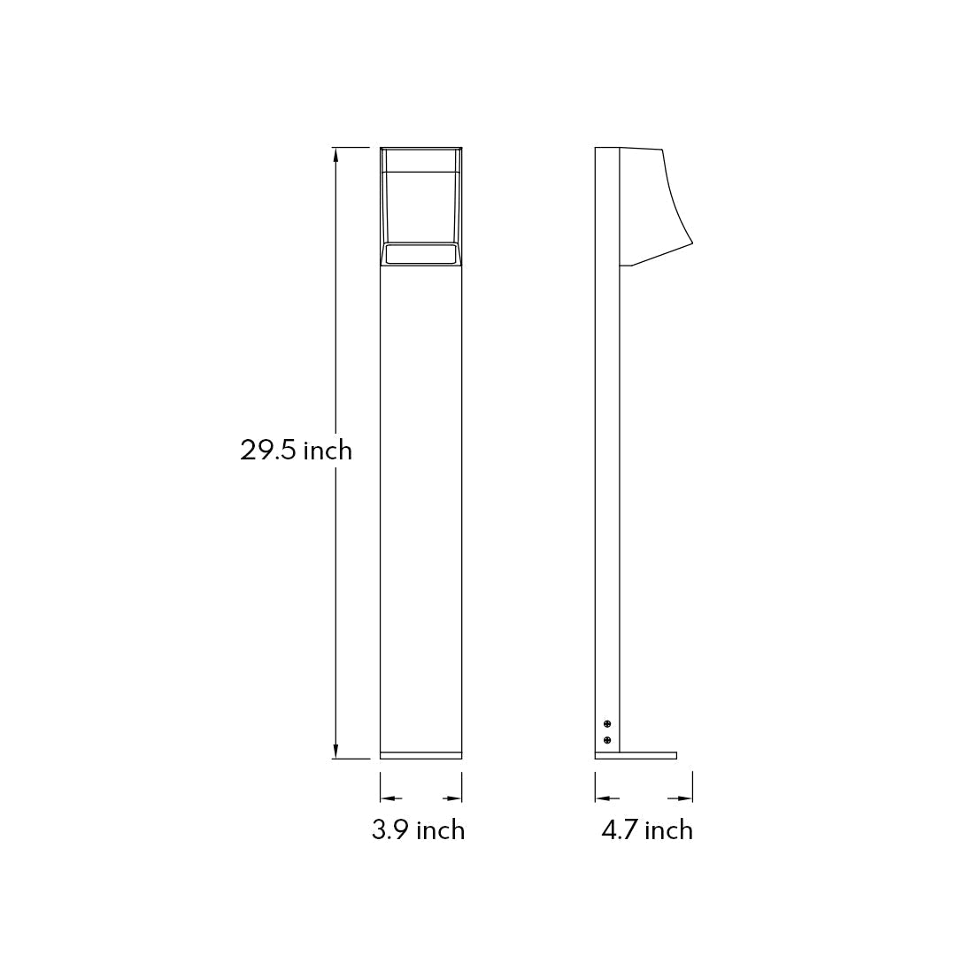 Kendra LED Minimalist Nordic Aluminum Outdoor Light