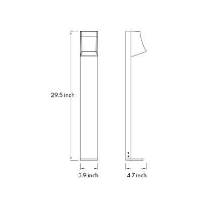 Kendra LED Minimalist Nordic Aluminum Outdoor Light