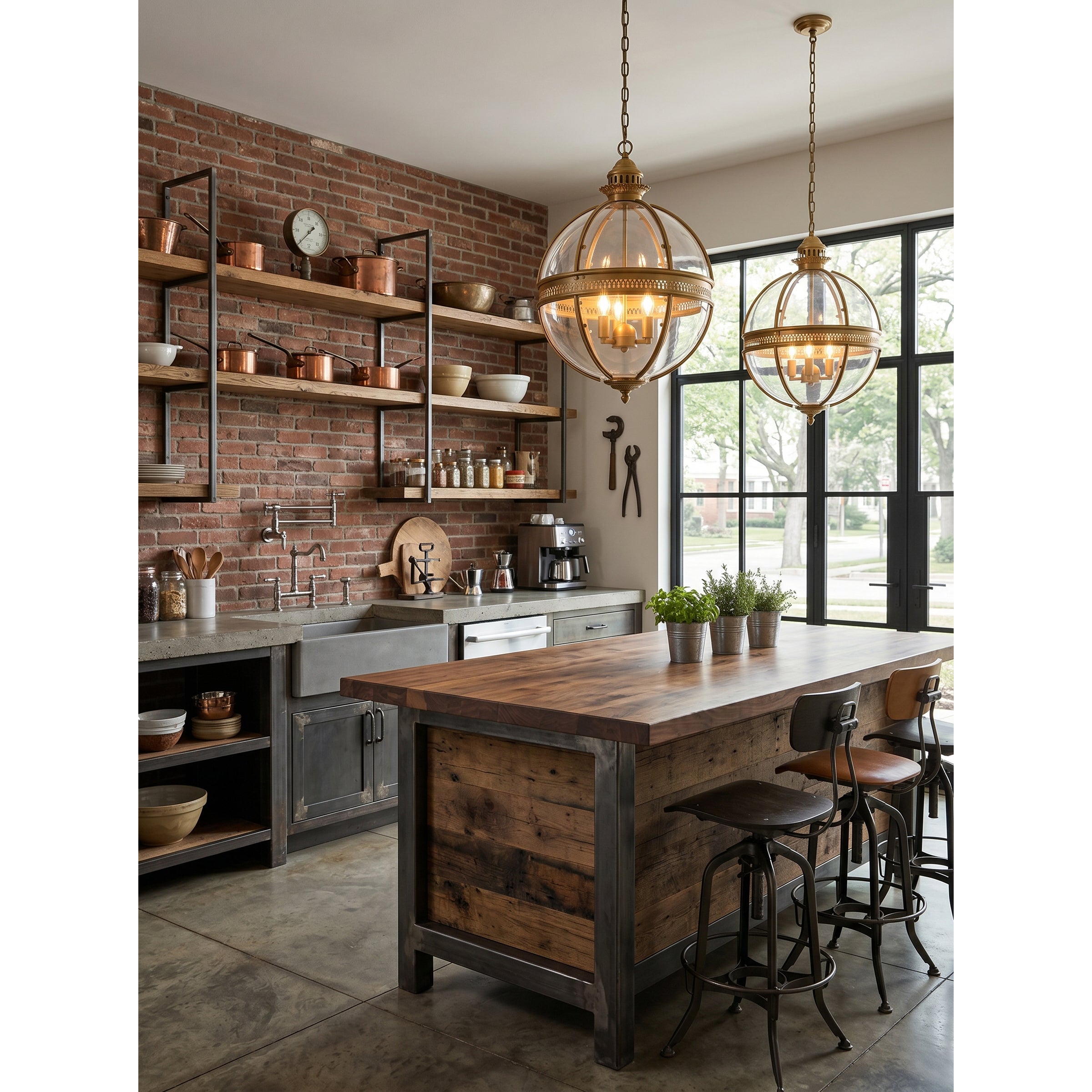Aureford Glass Linear Pendant Light