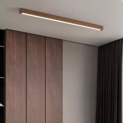 Arisha Linear Ceiling Light, Wood, 23.6"/39.4" - Neutral Decor