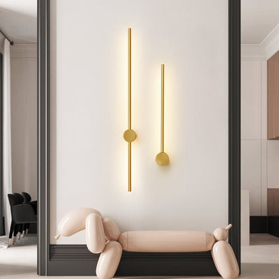 Nestx Brass Rod Minimalism Wall Lamp