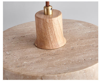 Evvynor Travertine Pendant Light