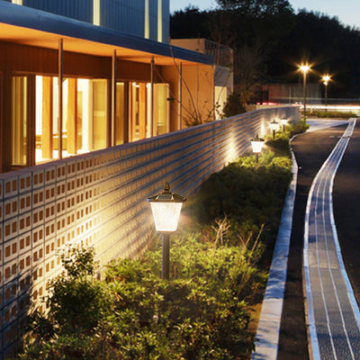 Lara Lawn Stakes Solar LED Aluminum Outdoor Lights