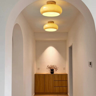 Valentina Modern LED Flush Mount Ceiling Light Living Room - Neutral Decor