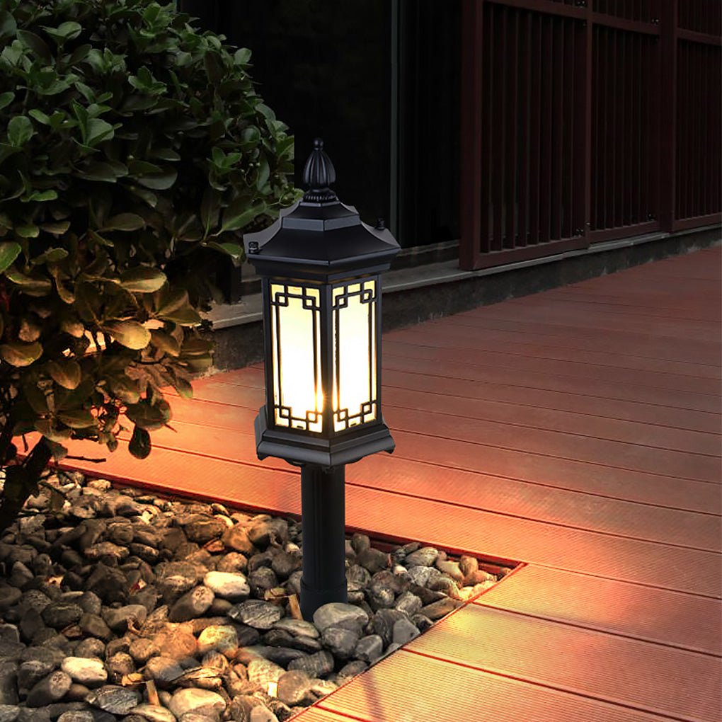 Margoty Traditional Rhombus Aluminum Outdoor Pathway Lights