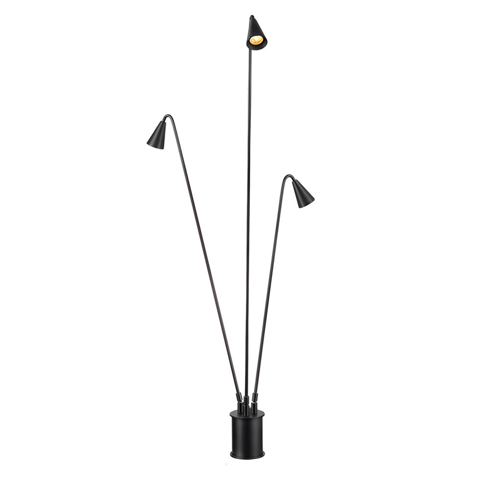 Esmeralda Classic Industrial Multi-Head Metal Floor Lamp