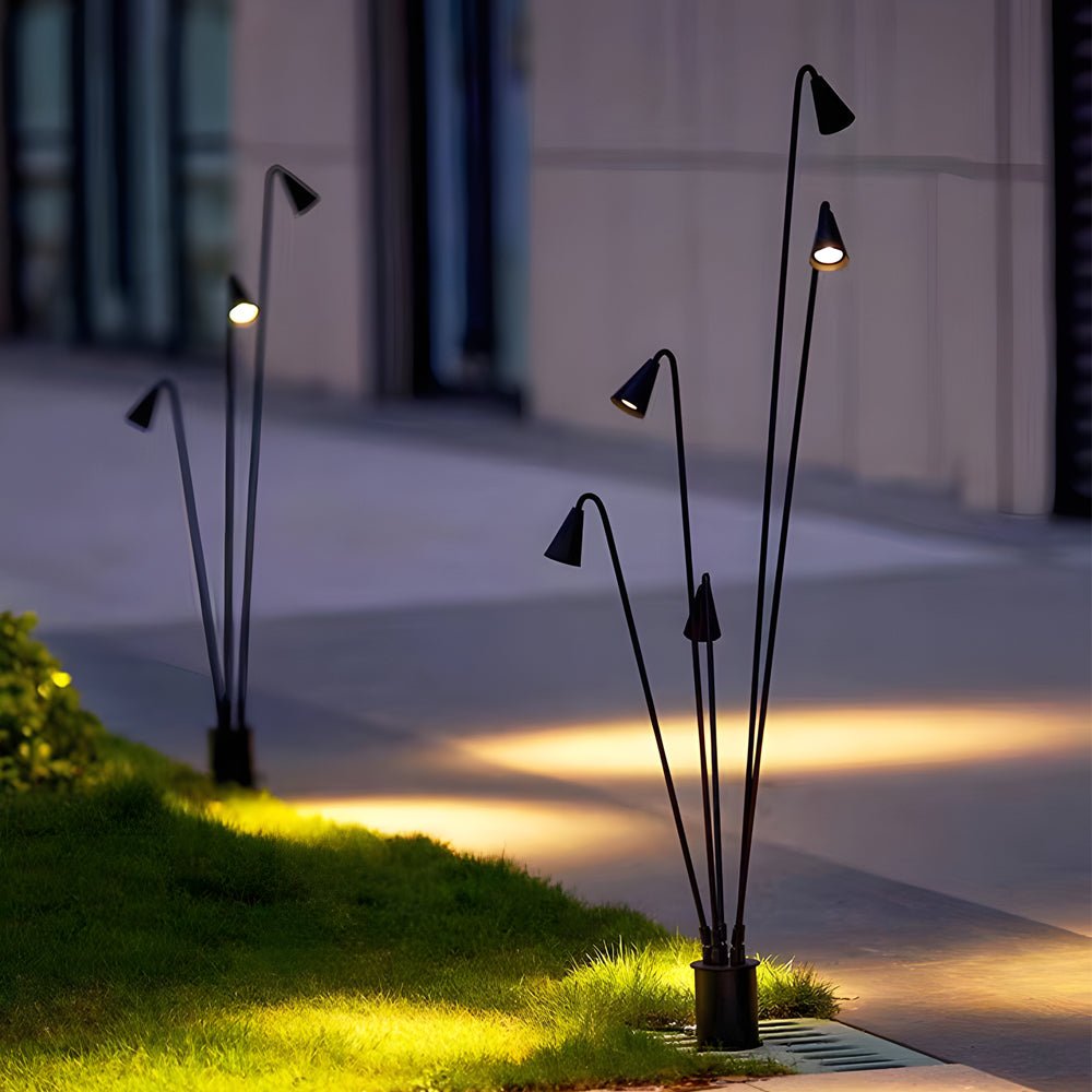 Esmeralda Classic Industrial Multi-Head Metal Floor Lamp