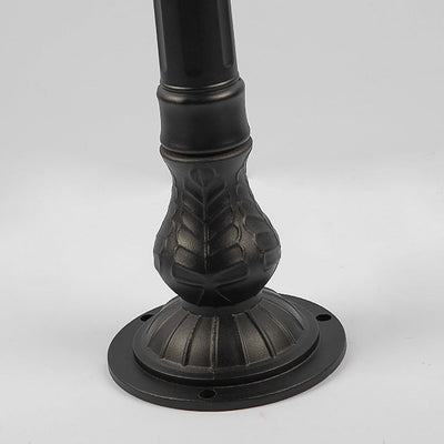 Evae Retro-Inspired Traditional Iron Outdoor Post Lamp
