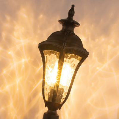 Evae Retro-Inspired Traditional Iron Outdoor Post Lamp