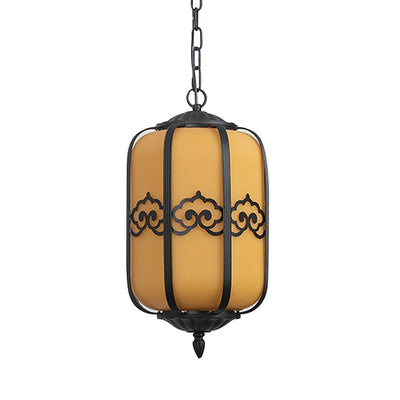 Lucill Classical Landscape Marble Outdoor Chandelier Lighting