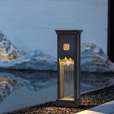 Lewis Elegant LED Artistic Cut Craft Aluminum Outdoor Light