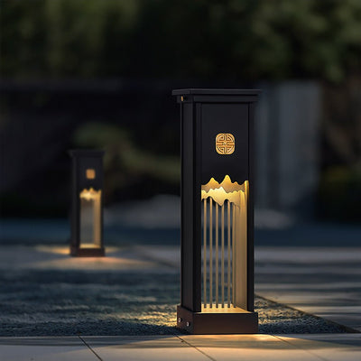 Lewis Elegant LED Artistic Cut Craft Aluminum Outdoor Light
