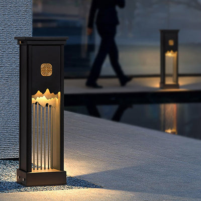 Lewis Elegant LED Artistic Cut Craft Aluminum Outdoor Light