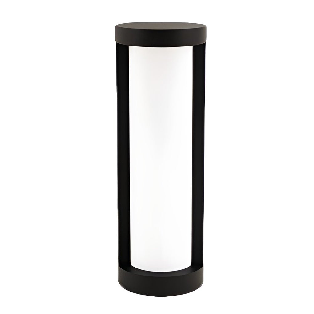 Leann Cylindrical LED Bollard Aluminum Outdoor Pathway Light