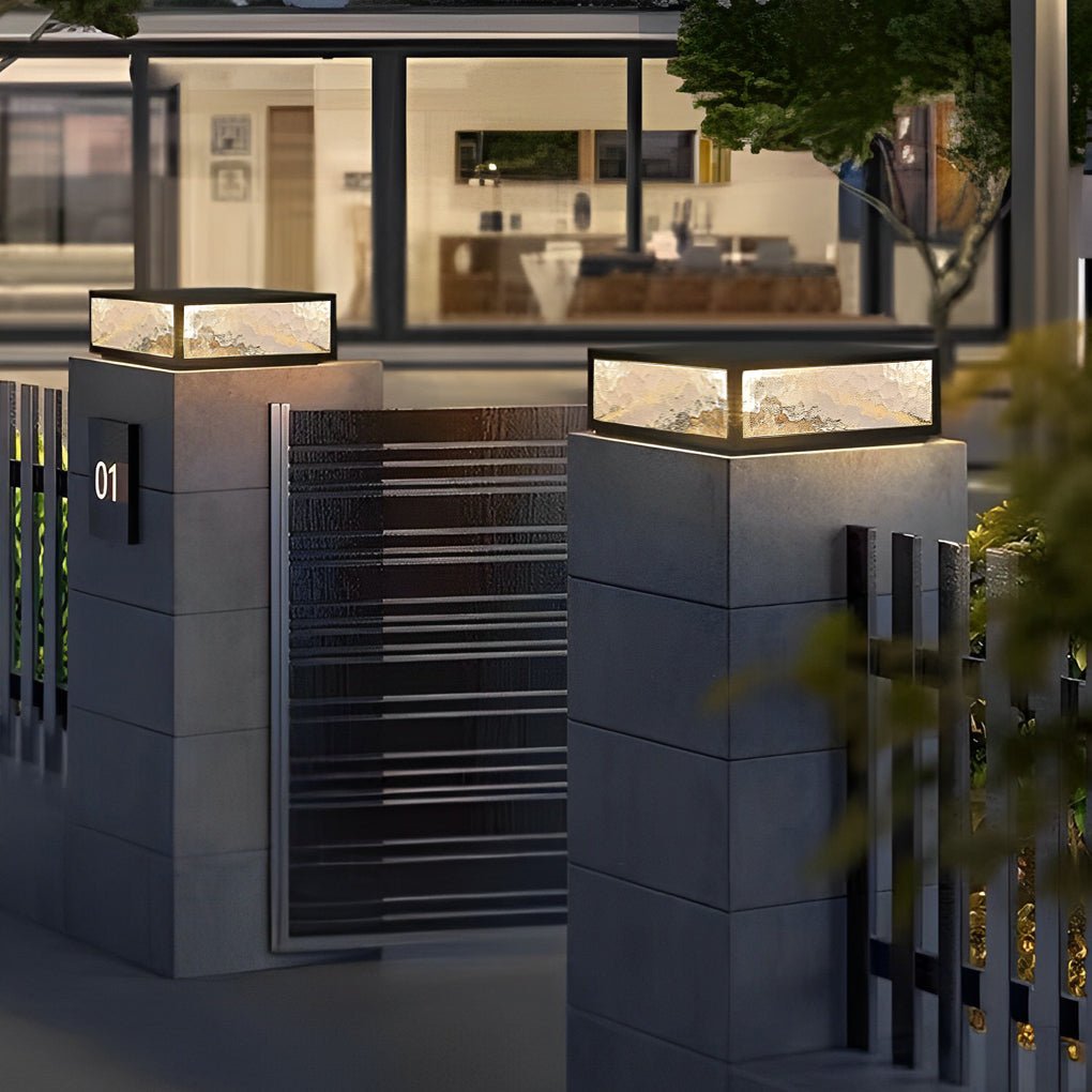 Vrda Modern LED  Aluminum Outdoor Post Fence Pillar Light
