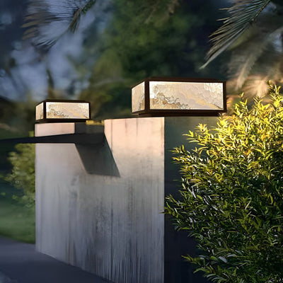 Vrda Modern LED  Aluminum Outdoor Post Fence Pillar Light