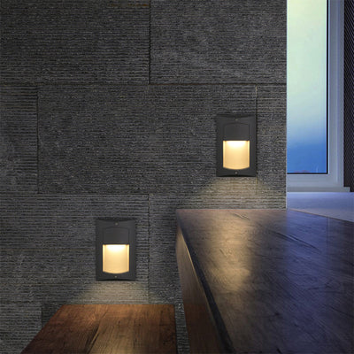 Harre Embedded LED Minimalist Aluminum Outdoor Step Lights