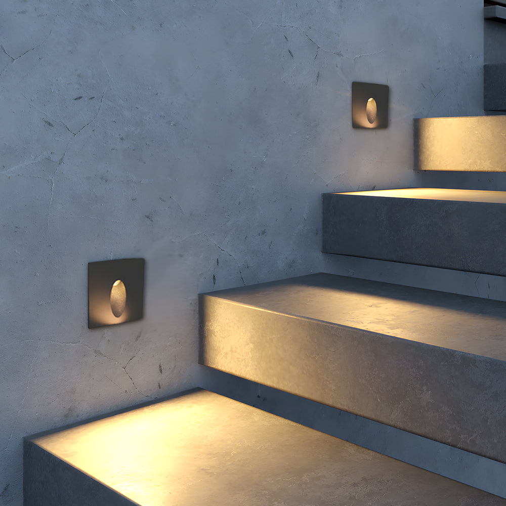 Ritan LED Modern Style Aluminum Outdoor Step Light