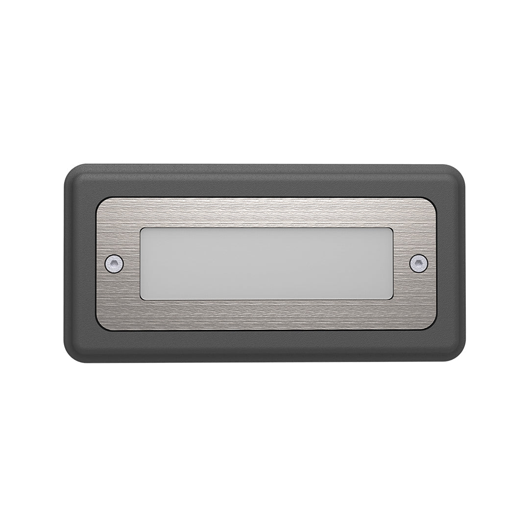Gal LED Recessed Minimalist Aluminum Outdoor Step Lights