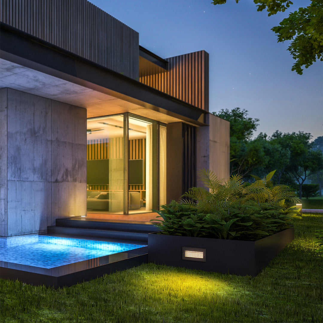 Dione LED Minimalist Style Aluminum Outdoor Step Lights