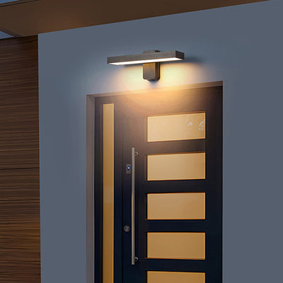 Garth LED Adjustable Storefront Aluminum Outdoor Wall Lights