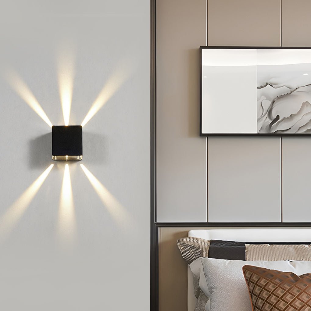 Sarah Creative LED Aluminum Outdoor Sconce Wall Lights