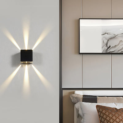 Sarah Creative LED Aluminum Outdoor Sconce Wall Lights