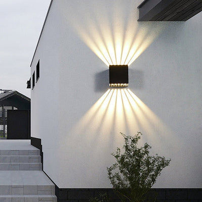Sarah Creative LED Aluminum Outdoor Sconce Wall Lights