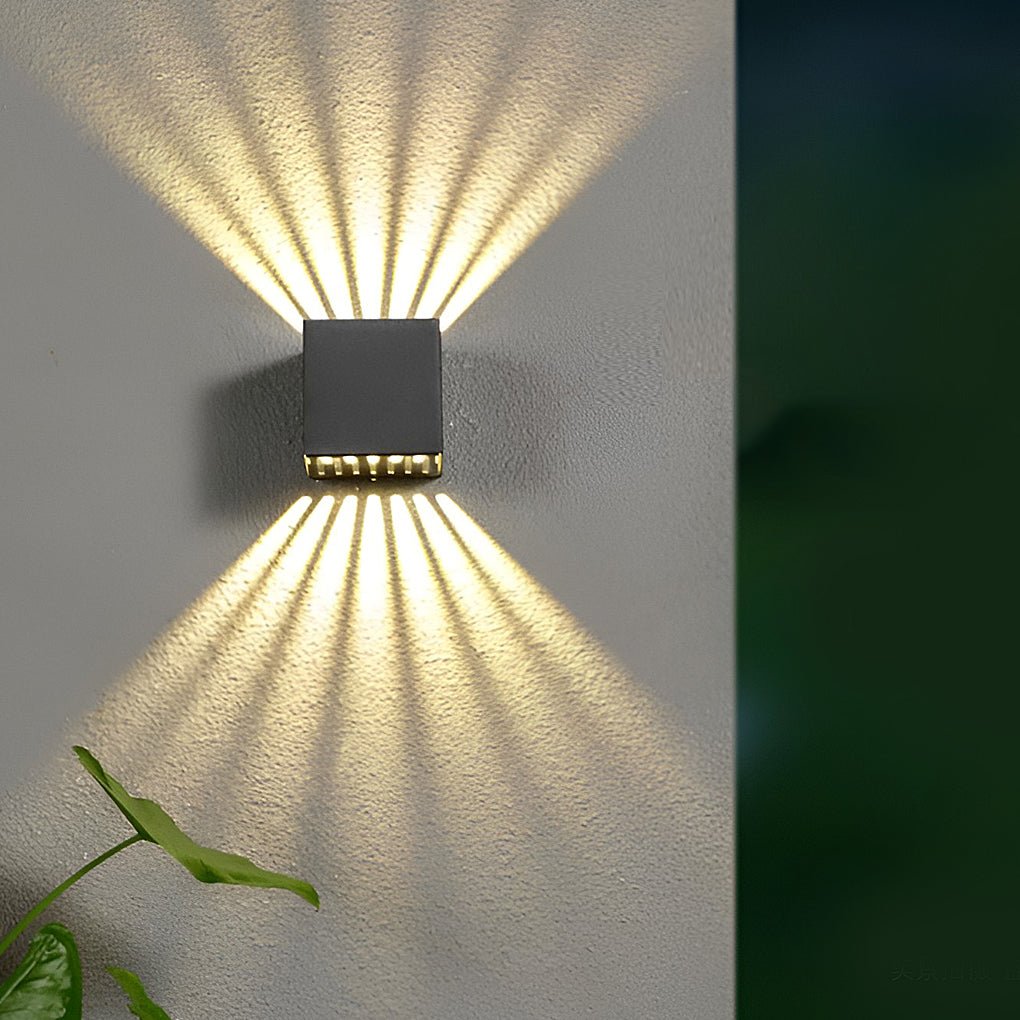 Sarah Creative LED Aluminum Outdoor Sconce Wall Lights