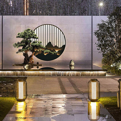 Oriel Creative Balcony Landscape Metal Outdoor Wall Sconces