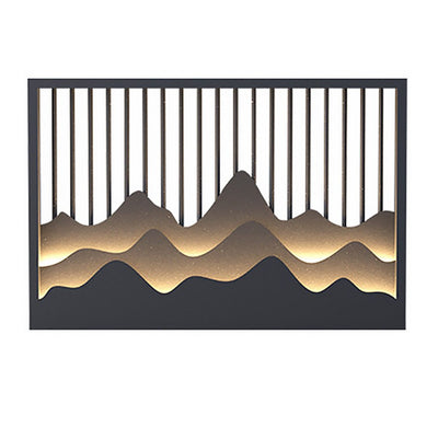 Oriel Creative Balcony Landscape Metal Outdoor Wall Sconces