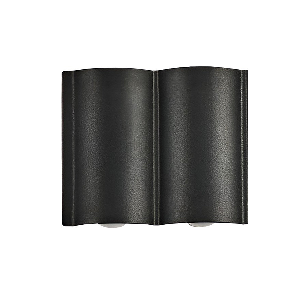 Rufus Creative Wave Arc LED Aluminum Outdoor Wall Lights