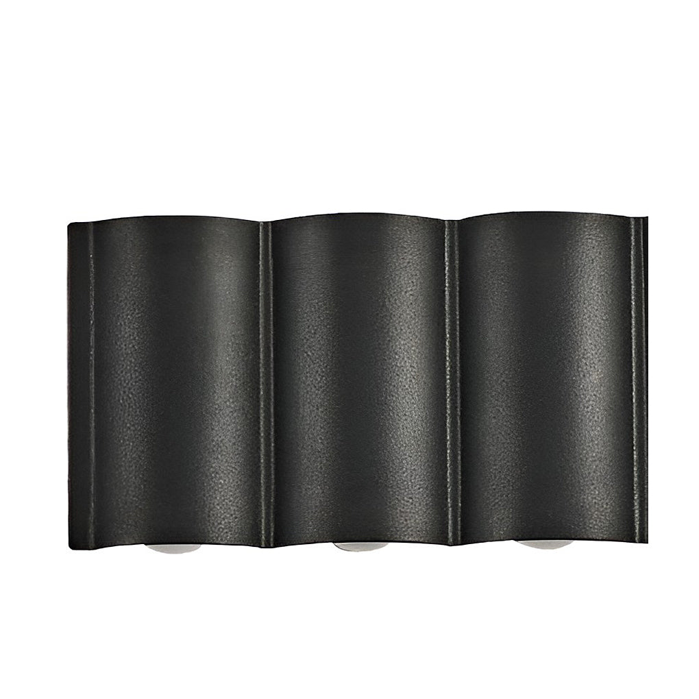 Rufus Creative Wave Arc LED Aluminum Outdoor Wall Lights
