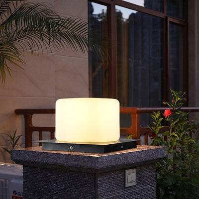 Nathania Modern PE Pillar Light