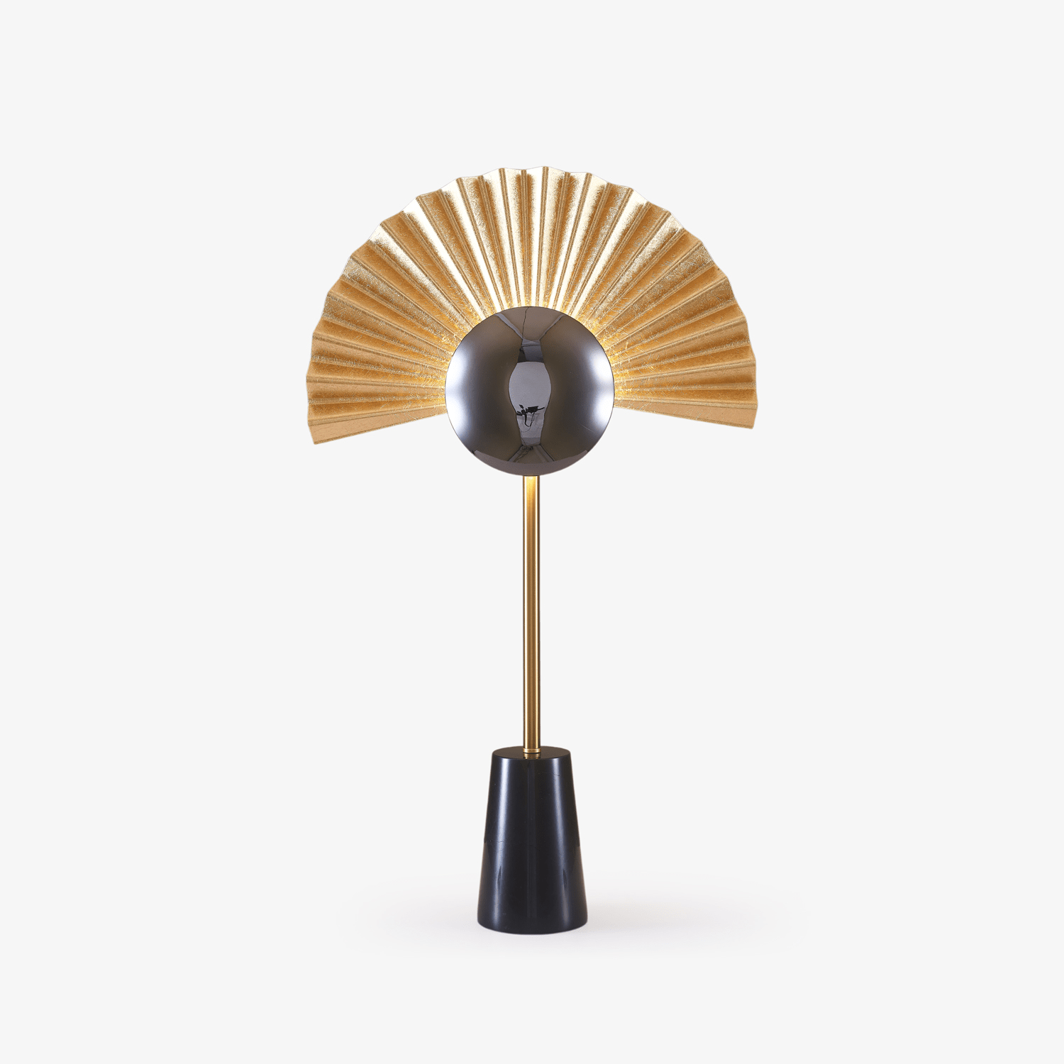 Virelune Gilded Fan Table Lamp