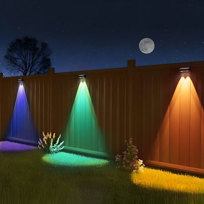 Wlla Square Multi-Color Ambient ABS Outdoor Wall Lights