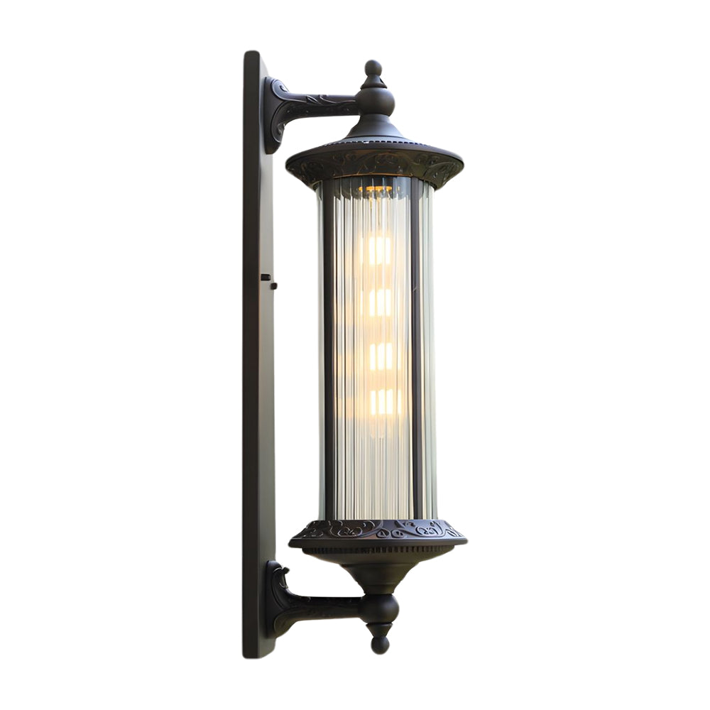 Silas Coffee Gold Vintage Aluminum Outdoor Wall Lights