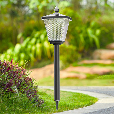 Lara Lawn Stakes Solar LED Aluminum Outdoor Lights