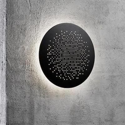 Olga Unique Circular Metal Outdoor Wall Lights
