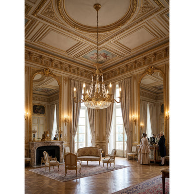 Bellview Brass Chandelier