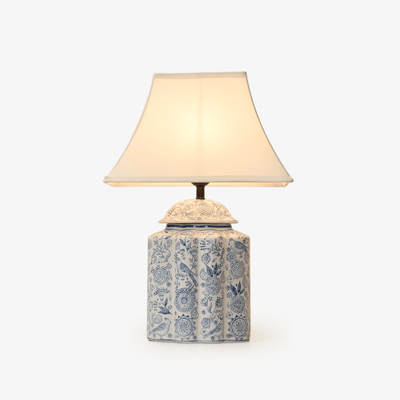 Marcellin Floral Bird Jar Table Lamp