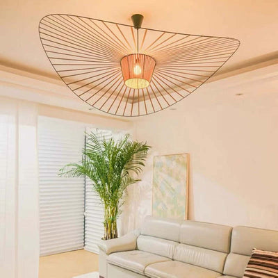 Ritta Modern Flower Fabric Pendant Light - Neutral Decor