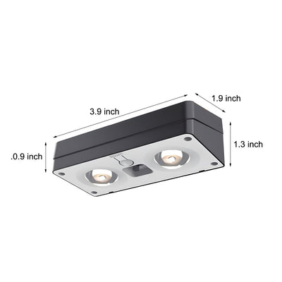 Wlla Square Multi-Color Ambient ABS Outdoor Wall Lights