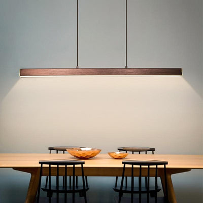 Arisha Modern Linear LED Pendant Light - Neutral Decor